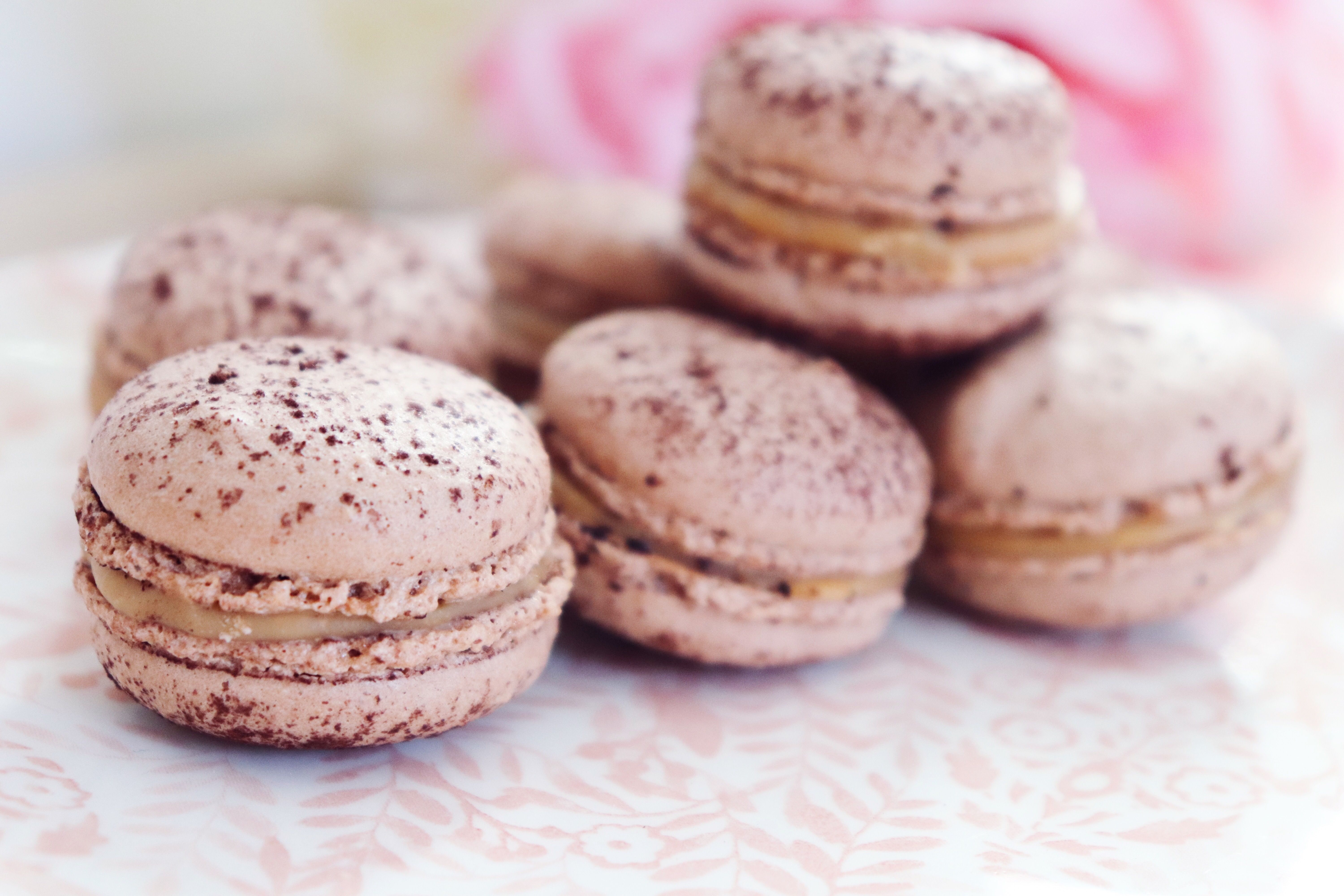 macarons chocolat dulcey léa patisseries inspirées