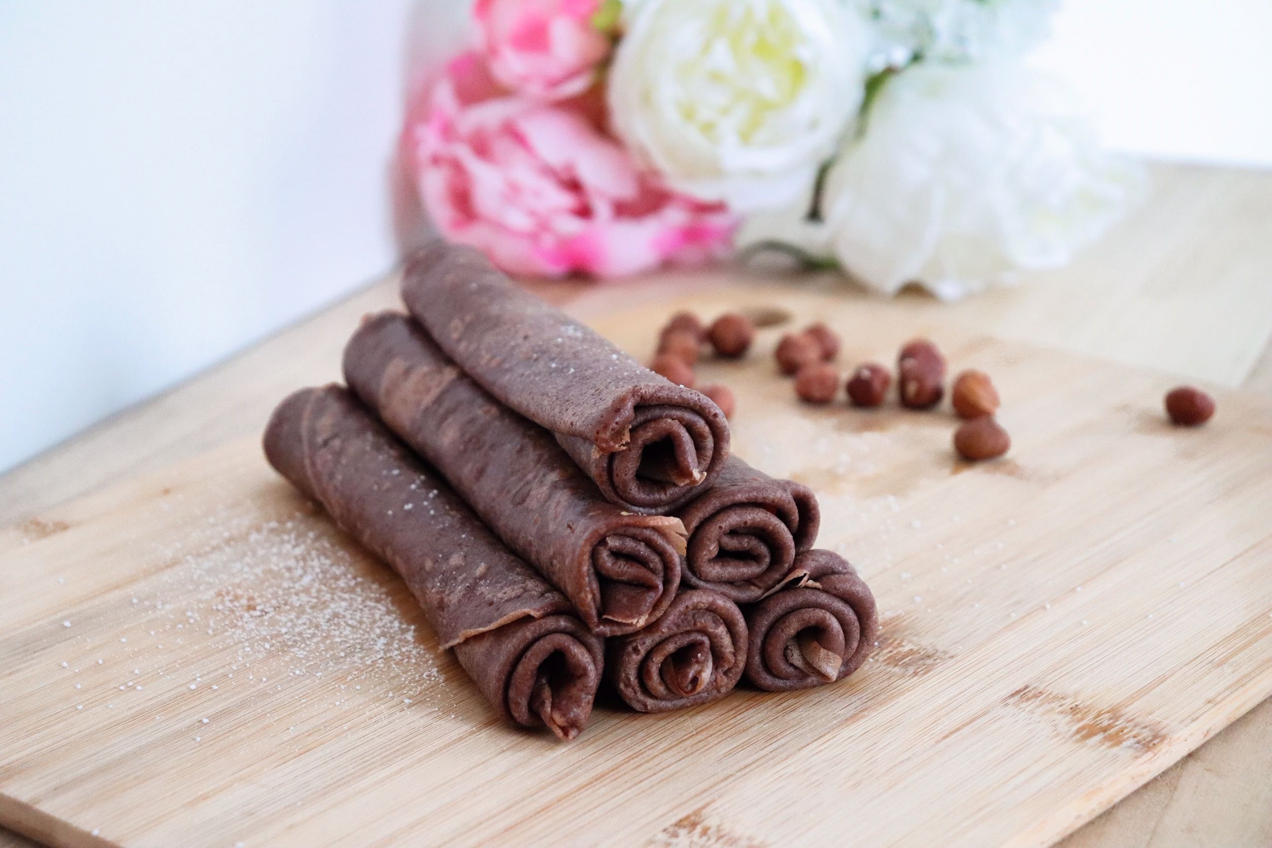 crêpes chocolat noisettes recette patisserie léa patisseries inspirées