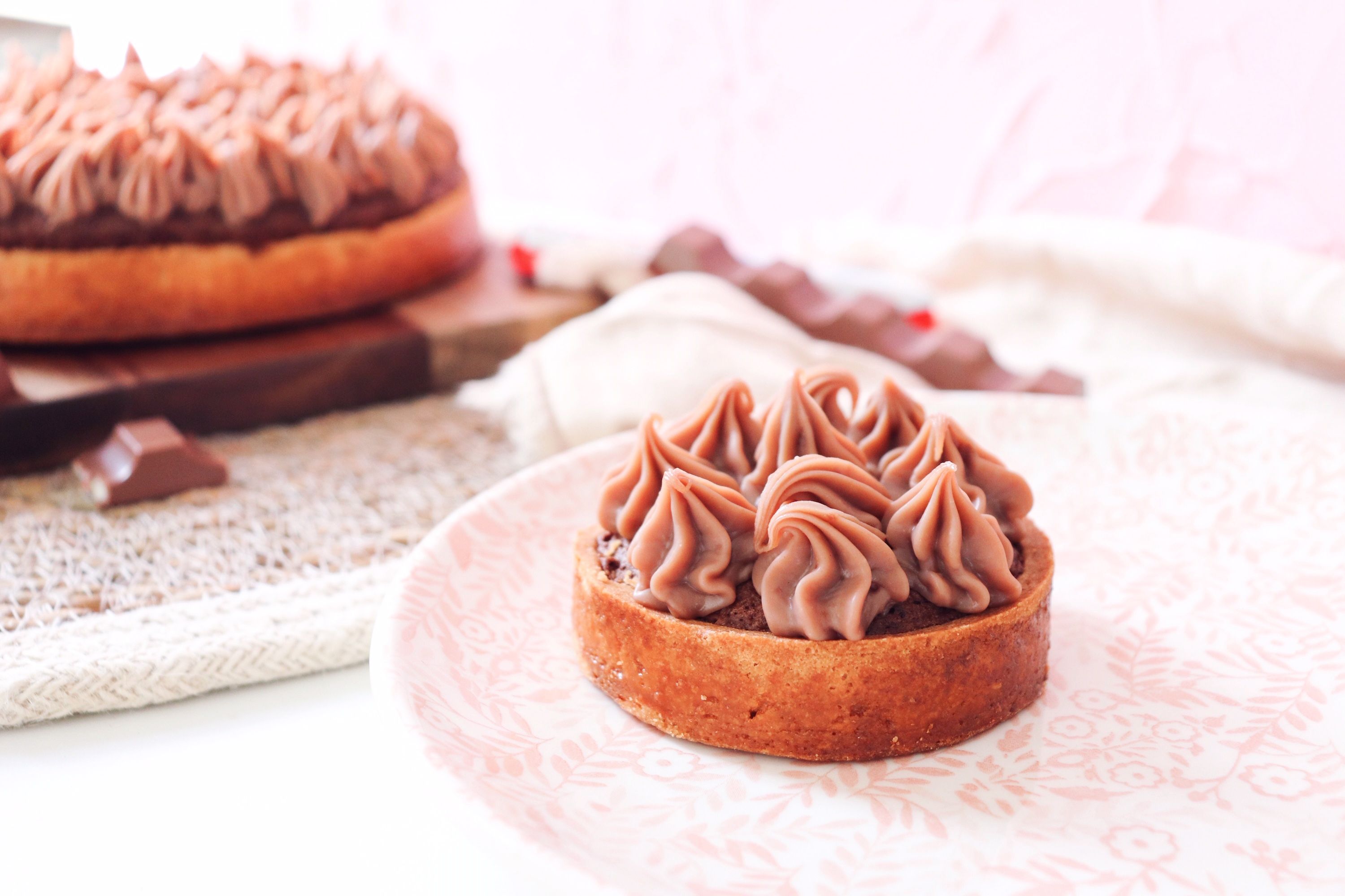 tarte kinder recette patisserie léa patisseries inspirées