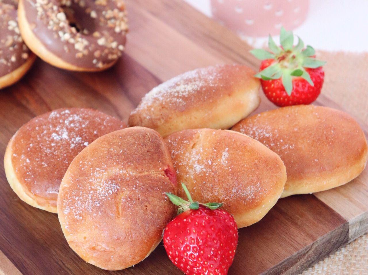 beignets à la fraise recette patisserie léa patisseries inspirées
