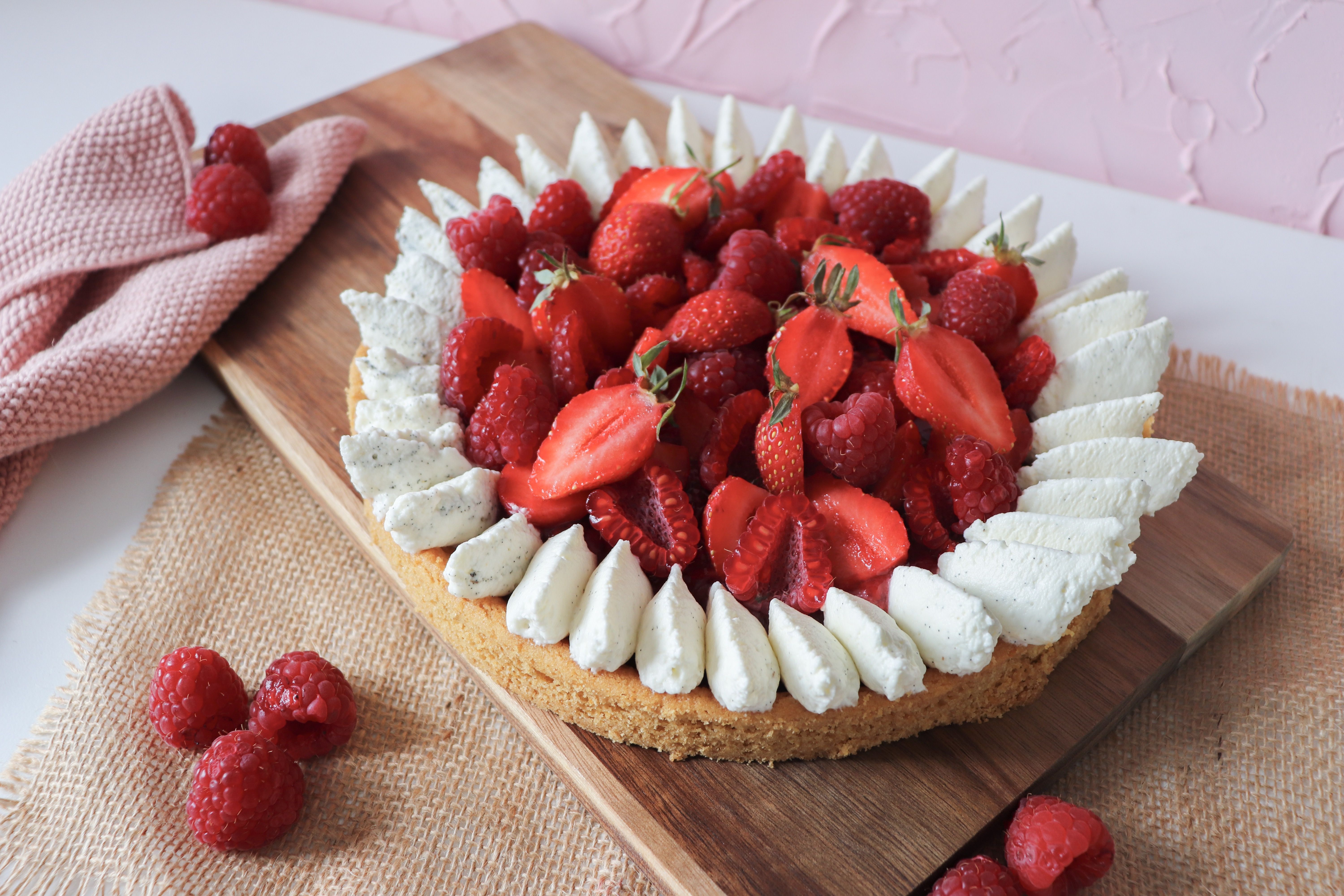 tarte fraises framboises recette patisserie léa patisseries inspirées