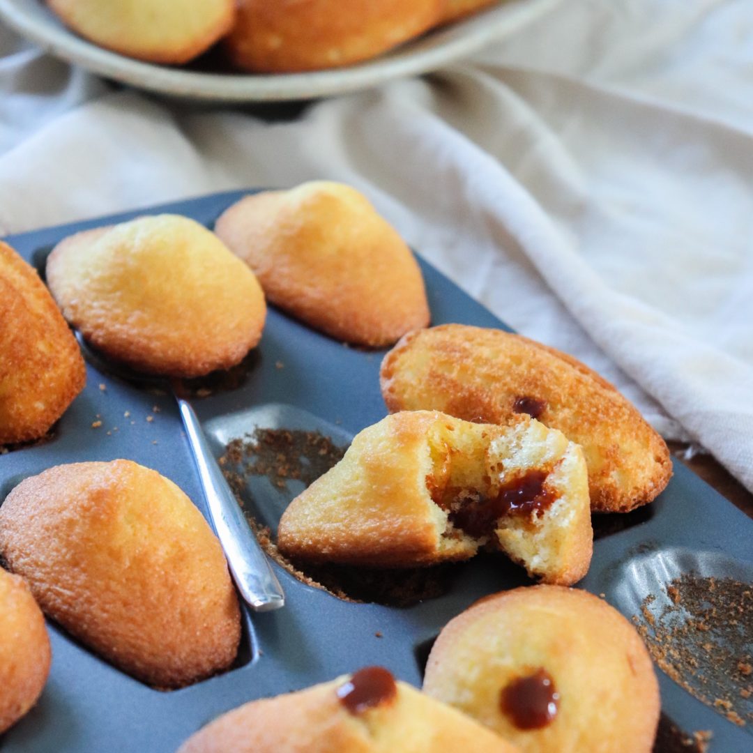 madeleines au caramel beurre salé recette patisserie léa patisseries inspirées