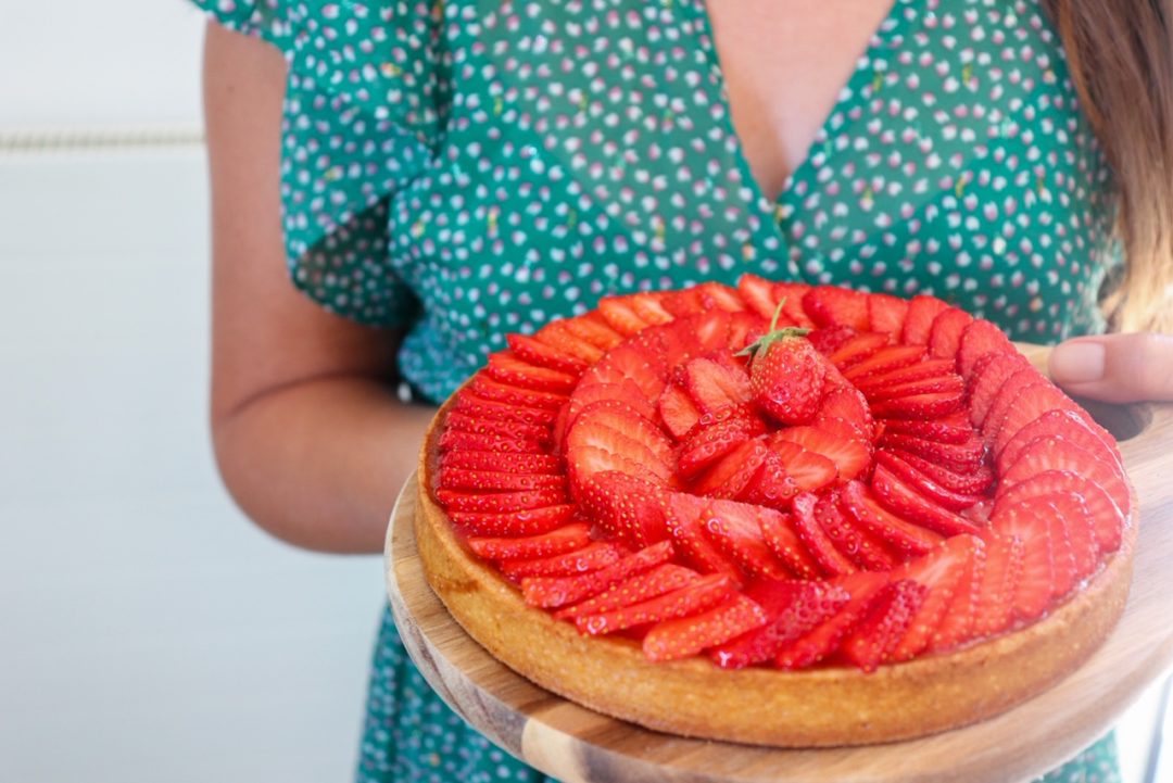 tarte aux fraises et cream cheese recette patisserie léa patisseries inspirées