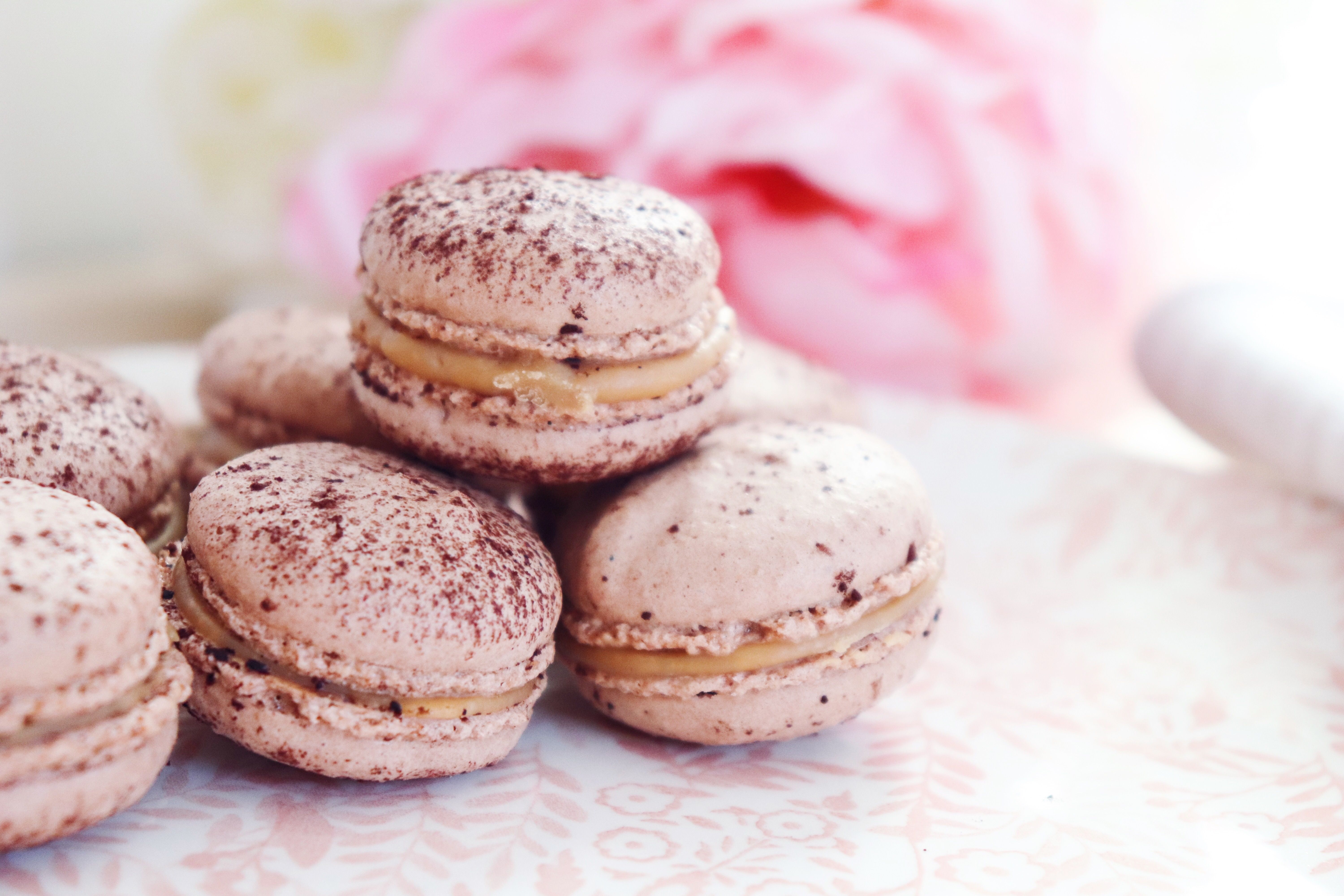 macarons chocolat dulcey léa patisseries inspirées