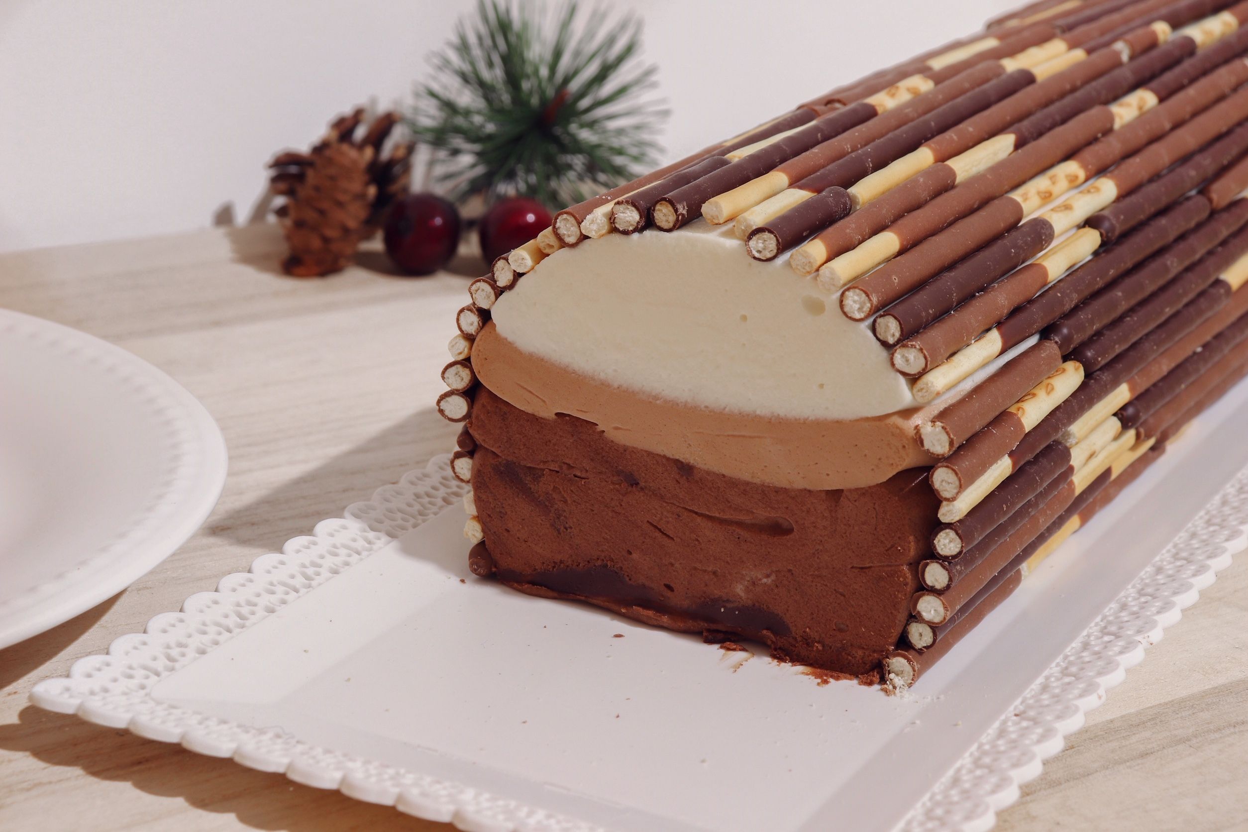 B che aux trois chocolats l a