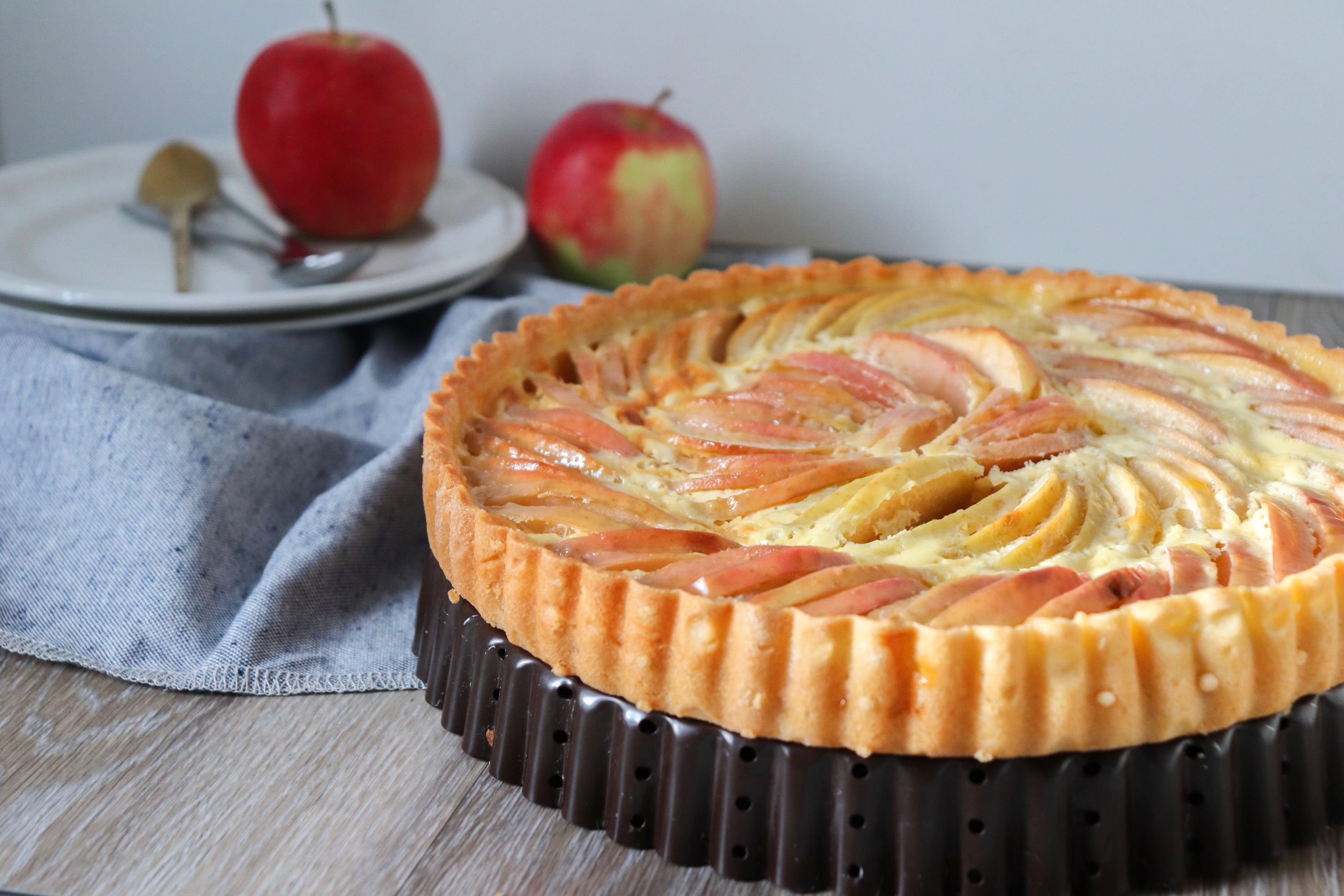tarte normande aux pommes recette patisserie léa patisseries inspirées